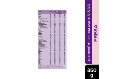 PediaSure En Polvo Peptigro Sabor Fresa 850 G