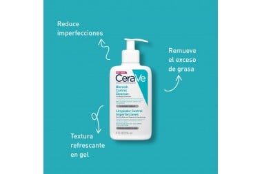 Gel Limpiador Cerave Control Imperfecciones 236 Ml