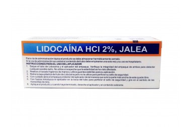 Jalea Lidocaina Hcl 2% Con Aplicador 30 G