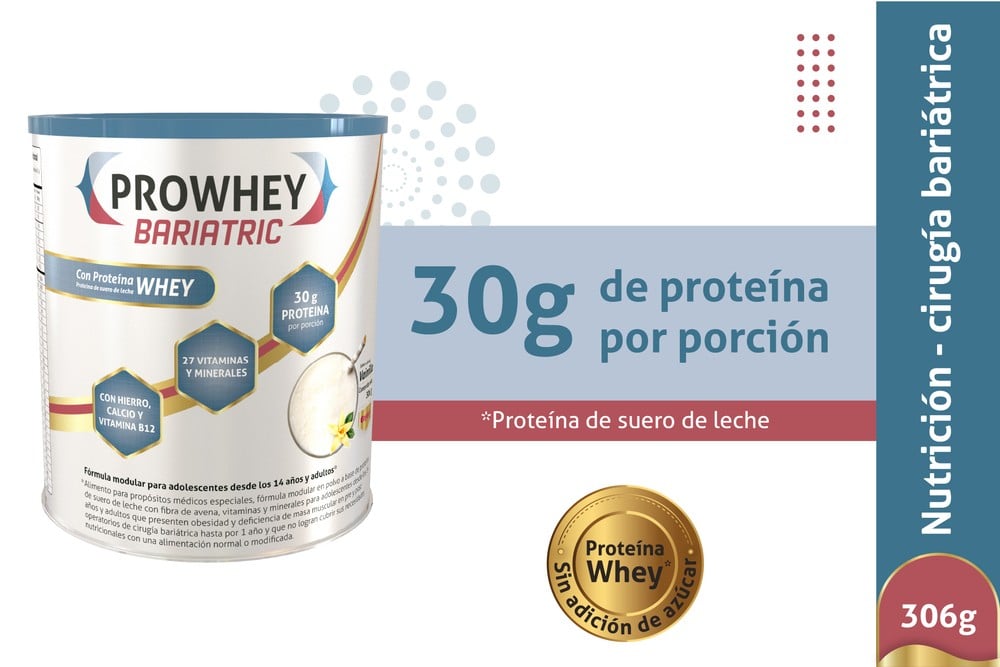 Prowhey Bariatric Con Proteina Vainilla 306 G