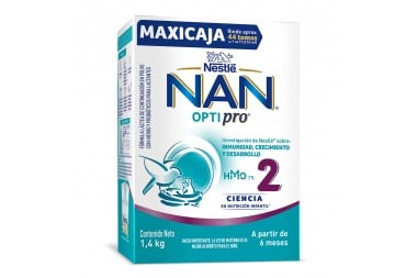 Fórmula Infantil Nan Optipro Etapa 2 Con HMO 1400 G