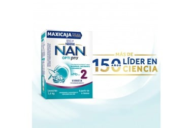 Fórmula Infantil Nan Optipro Etapa 2 Con HMO 1400 G