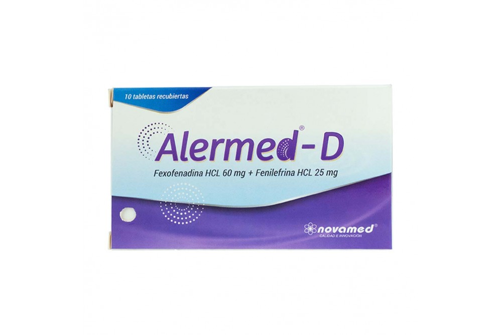 Alermed 120 Mg 10 Tabletas Recubiertas