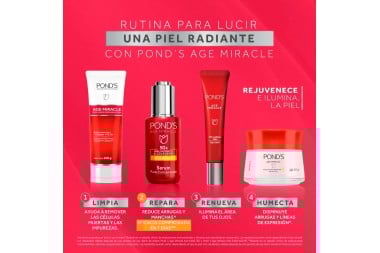 Serum Ponds Age Miracle Vitamina C + Ácido Hialurónico 30 Ml
