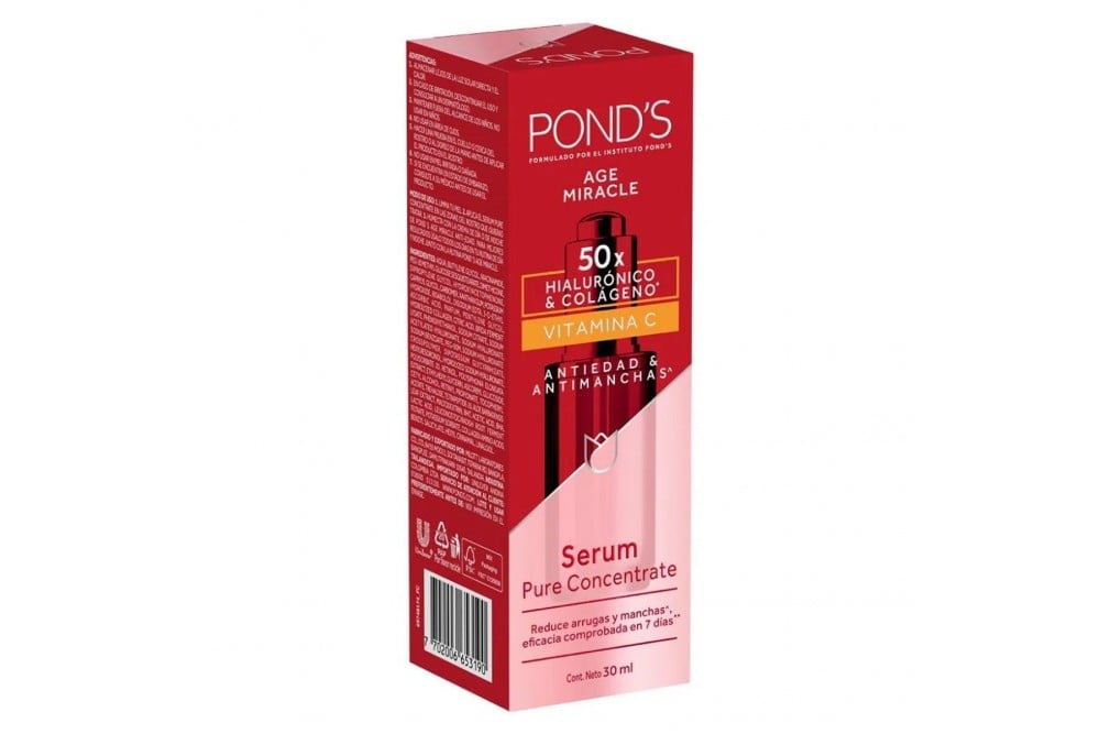 Serum Ponds Age Miracle Vitamina C + Ácido Hialurónico 30 Ml