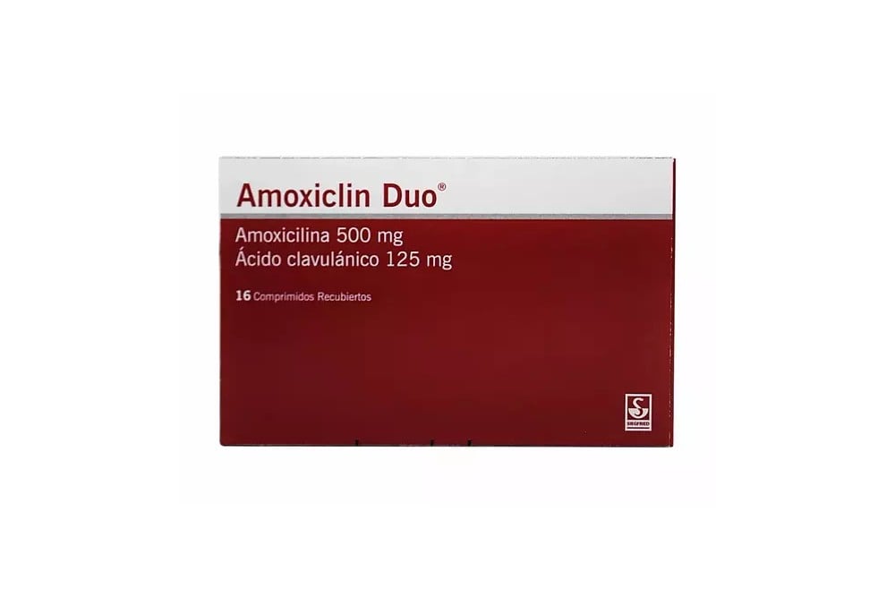 Amoxiclin Duo 500Mg / 125Mg 16 Comprimidos Recubiertos