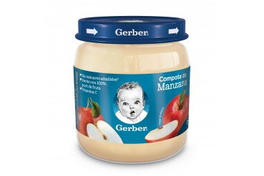 Compota Gerber Sabor Manzana 113 G