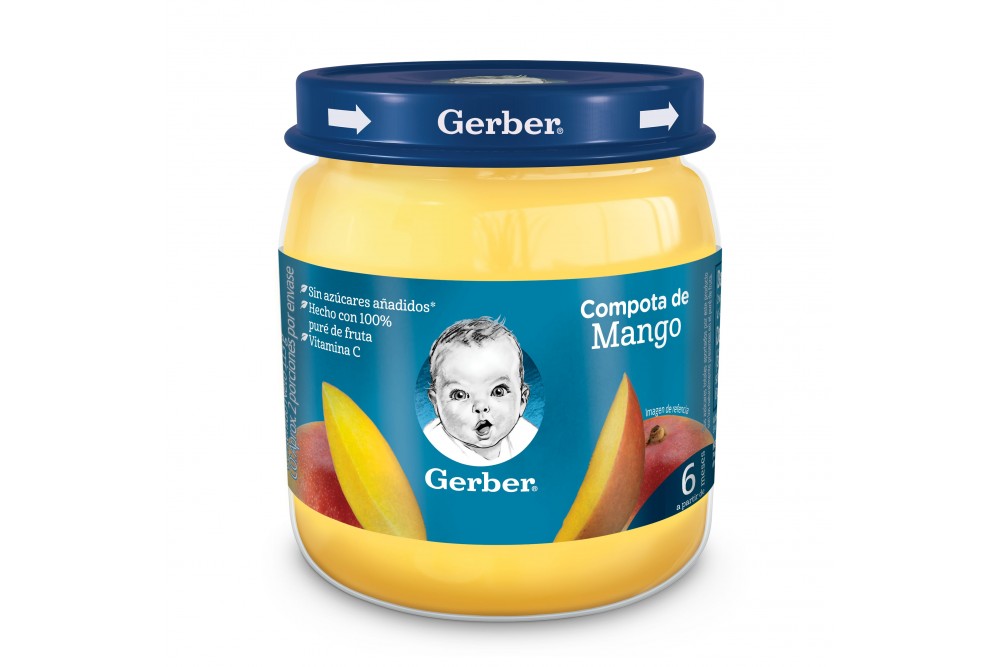 Compota Gerber Sabor Mango 113 G