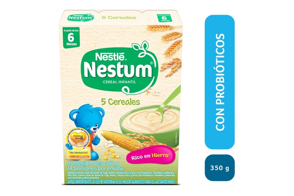 Cereal Infantil Nestum 5 Cereales 350 G