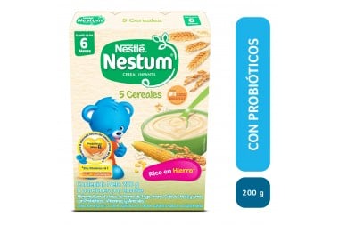 Cereal Infantil Nestum 5 Cereales 200 G