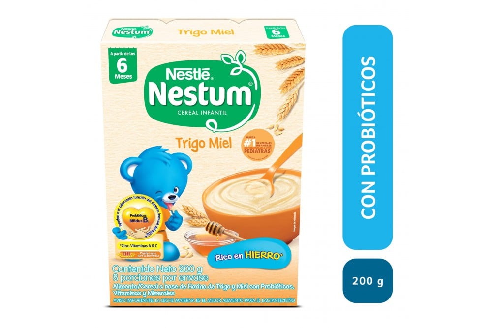 Cereal Infantil Nestum Trigo Miel 200 G