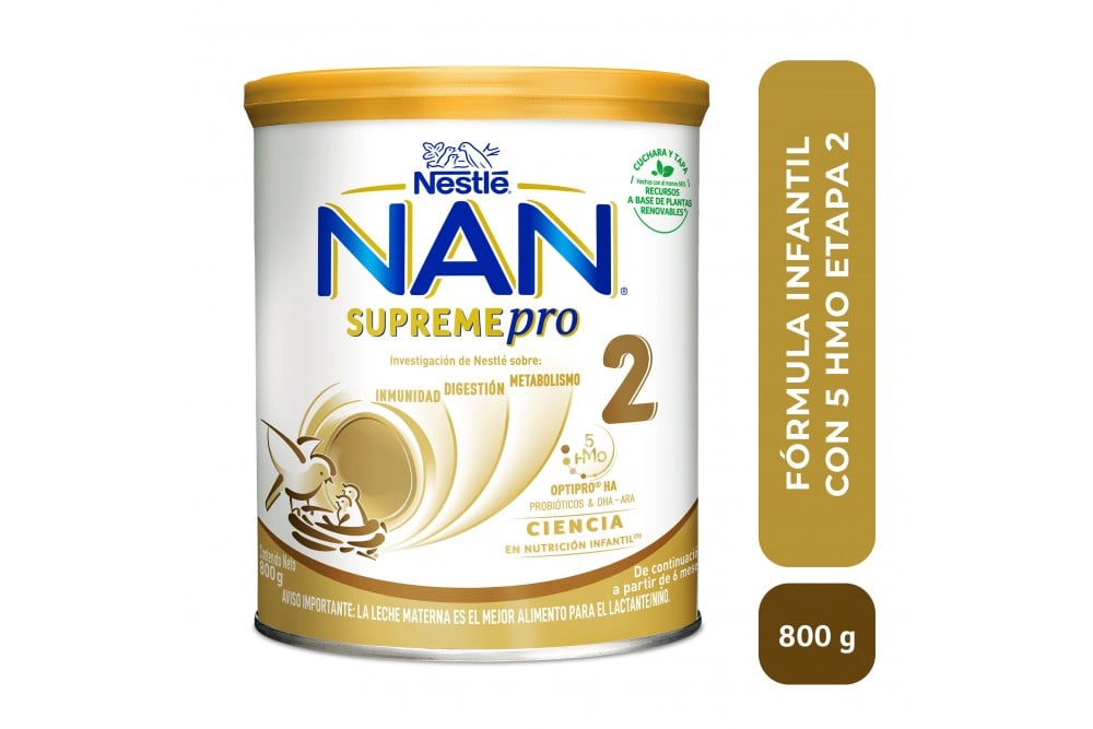 Fórmula Infantil Nan Supremepro Etapa 2 con HMO 800 G