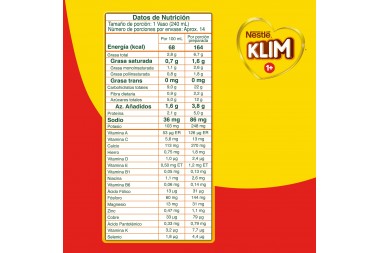 Alimento Lácteo Klim 1+ 500 G
