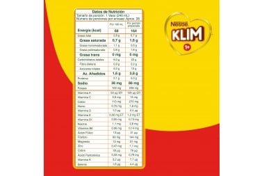 Alimento Lácteo Klim 1+ 1000 G
