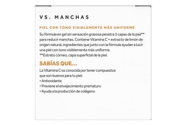 Gel Hidratante Pond´s Vs Manchas Vitamina C 50 G