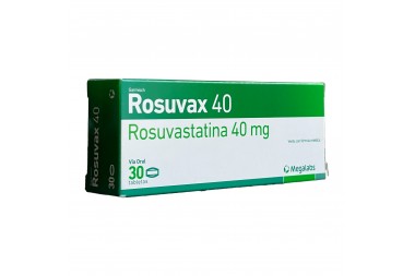 Rosuvax 40 Rosuvastatina 40 Mg 30 Tabletas
