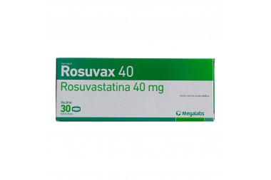 Rosuvax 40 Rosuvastatina 40 Mg 30 Tabletas