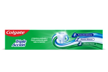 Oferta Crema Dental Colgate Triple Acción Pague 60 Lleve 75 Ml