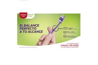 Cepillo Dental Colgate Premier Clean Medio Und