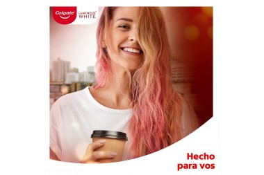 Oferta Cepillo Dental Colgate Luminous White Lover Wine Suave 2 Unds