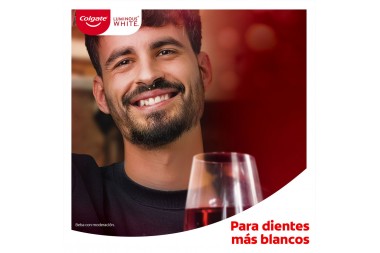Oferta Cepillo Dental Colgate Luminous White Lover Wine Suave 2 Unds