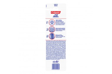Cepillo Dental Colgate Triple Acción Blancura Medio 2 Unds