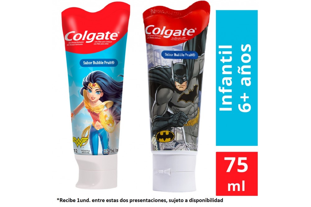 Crema Dental Colgate Smiles Liga De La Justicia 75 Ml