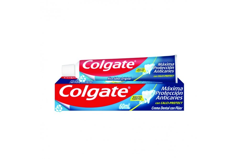 Crema Dental Colgate Máxima Protección Anticaries 60 Ml