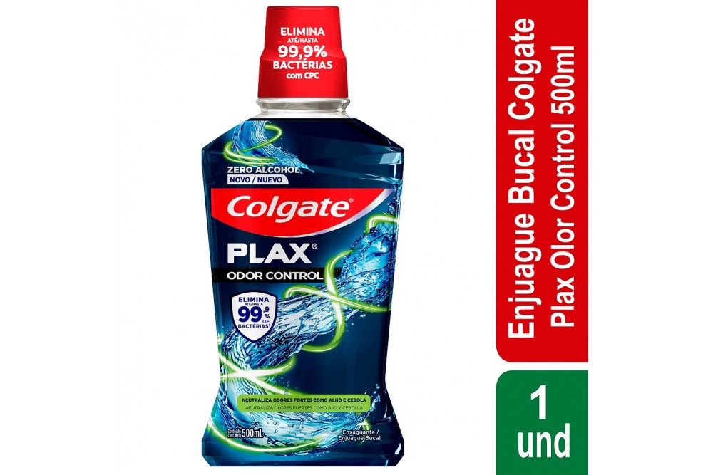 Enjuague Bucal Colgate Plax Odor Control 500 Ml