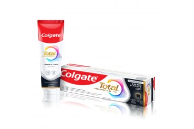 Crema Dental Colgate Total Prevención Activa Carbón Activado 75 Ml