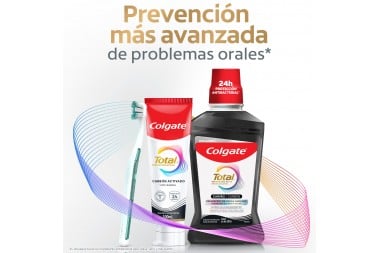 Enjuague Bucal Colgate Total Prevención Activa Carbón 500 Ml