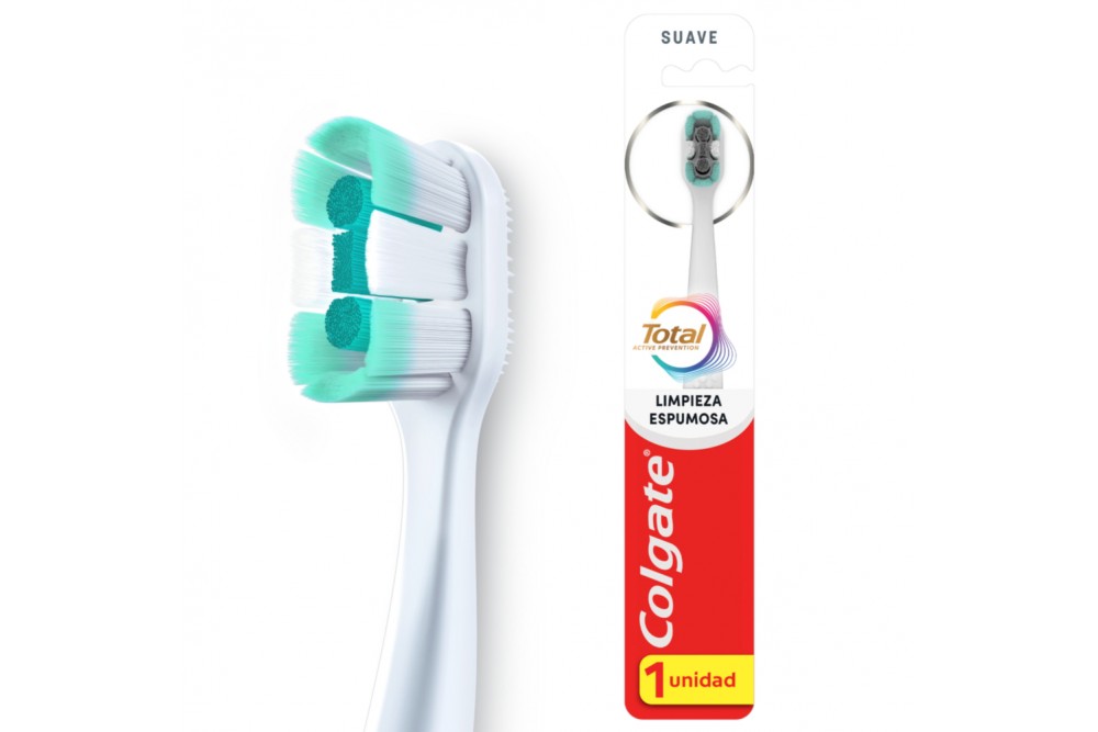 Cepillo Dental Colgate Total Prevención Activa Suave Und