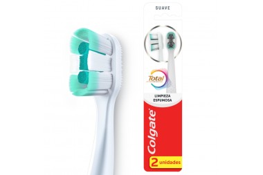 Oferta Cepillo Dental Colgate Total Prevención Activa Suave 2 Unds
