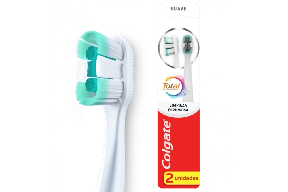Oferta Cepillo Dental Colgate Total Prevención Activa Suave 2 Unds