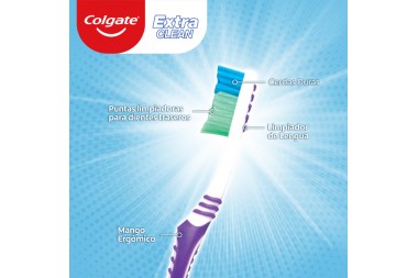 Cepillo Dental Colgate Extra Clean Media Und