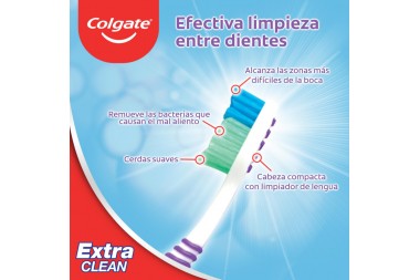 Cepillo Dental Colgate Extra Clean Media Und