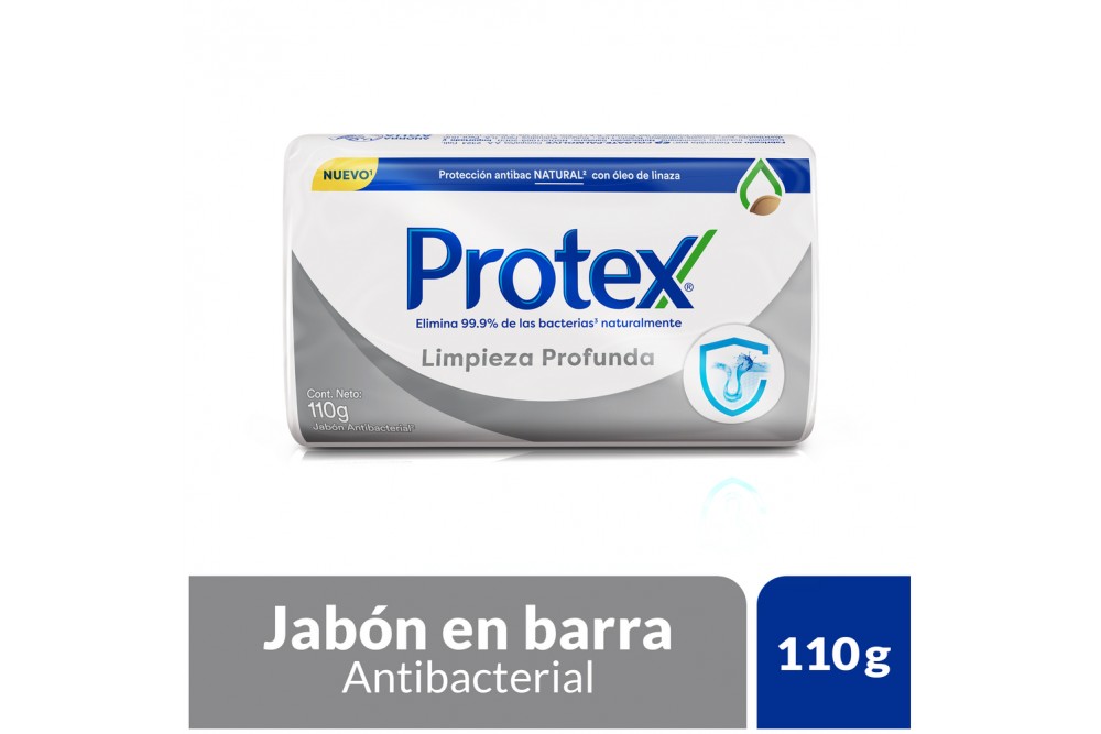Jabón En Barra Protex Limpieza Profunda 110 G
