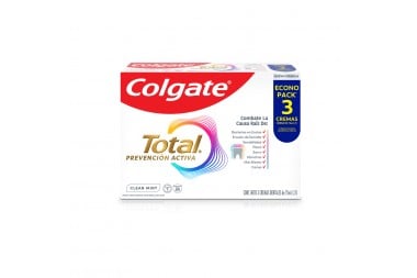 Oferta Crema Dental Colgate Total Prevención Activa 3 Unds