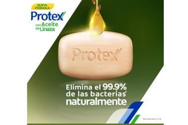 Jabón En Barra Protex Limpieza Profunda 3 Unds