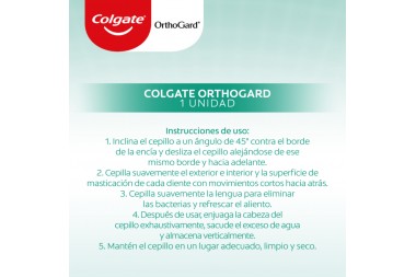 Cepillo Dental Colgate Orthogard Suave Und