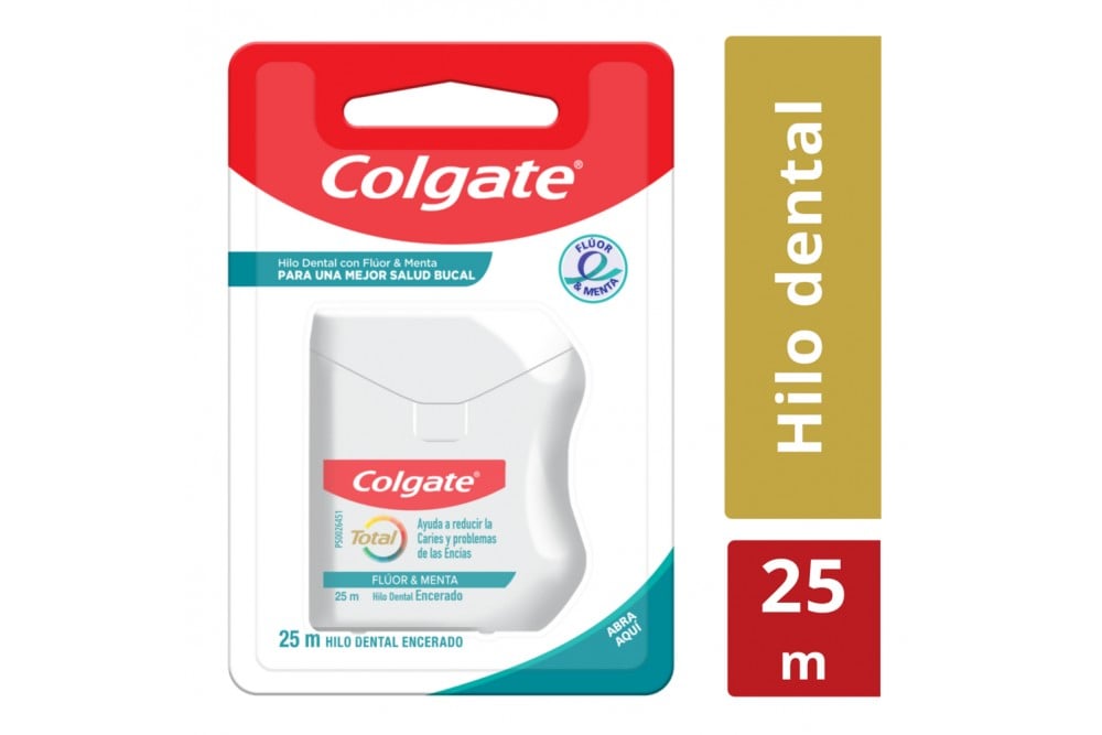Hilo Dental Colgate Con Flúor & Menta 25 M