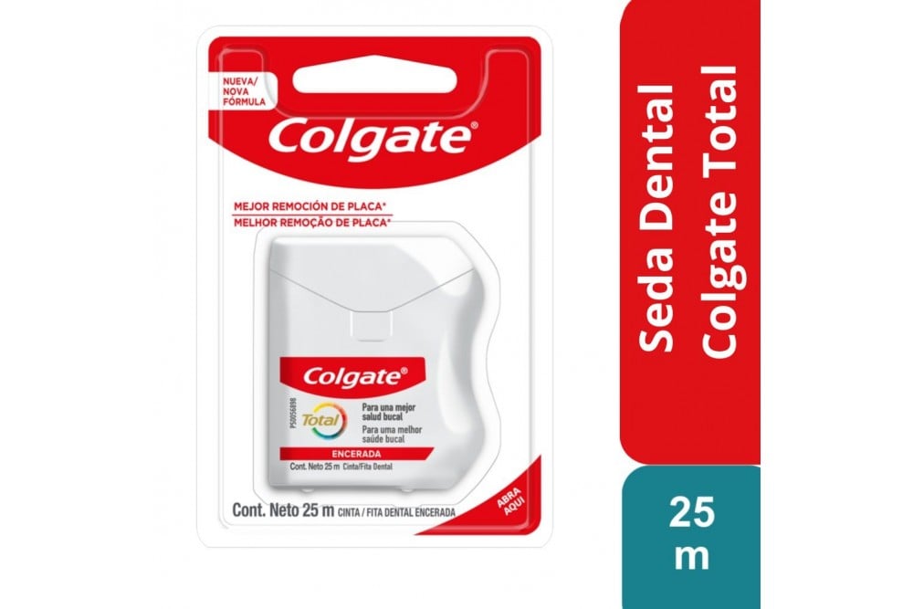 Seda Dental Colgate Total Encerado 25 M