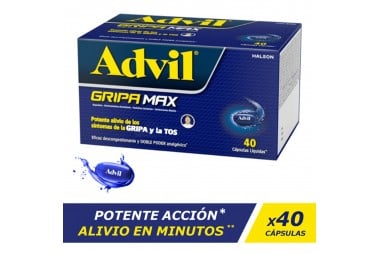Advil Gripa Max 40 Cápsulas Líquidas