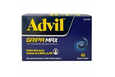 Advil Gripa Max 40 Cápsulas Líquidas