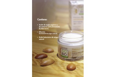 Crema Anti-Edad Sobio Etic Con Aceite De Argán Orgánico 50 Ml