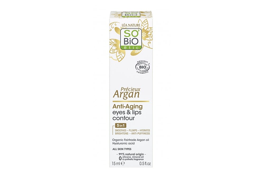 Crema Contorno De Ojos Y Labios Sobio Etic Con Aceite de Argán Orgánico 15 Ml