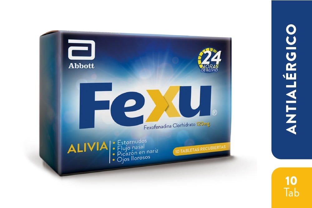 Fexu 120 Mg Caja Con 10 Tabletas Recubiertas