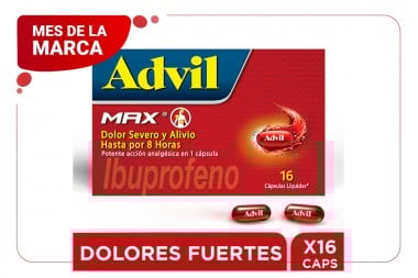 Advil Max 16 Cápsulas Líquidas