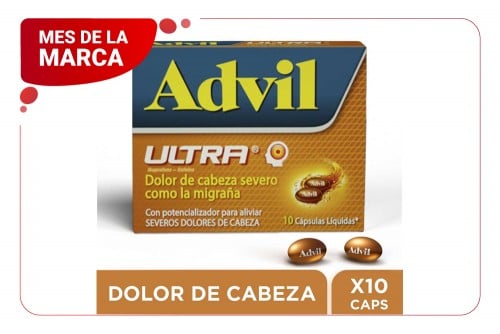 Advil Ultra 10 Cápsulas...