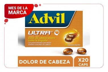 Advil Ultra 20 Cápsulas...